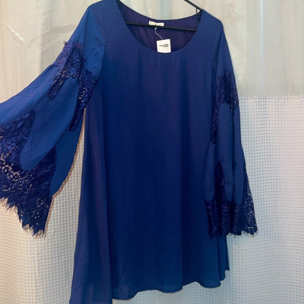 Navy blue dress